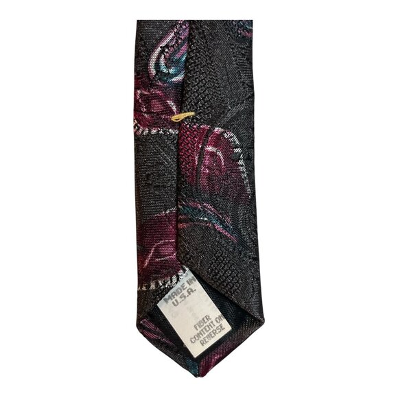 Vintage Liebert Men’s Tie – Paisley Pattern – Made in USA – 1980s/1990s - Picture 2 of 5